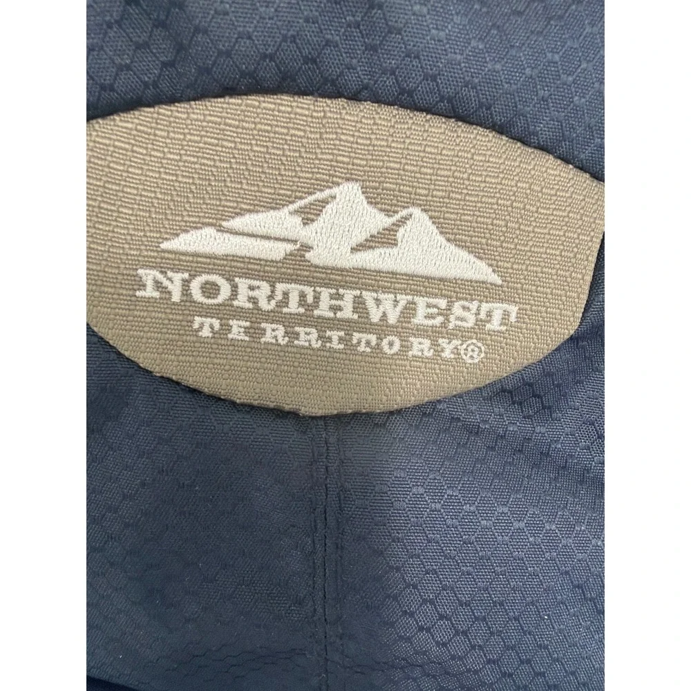 Northwest Territory Hiking Backpack Navy Tan Air Channel Daypack 922220413